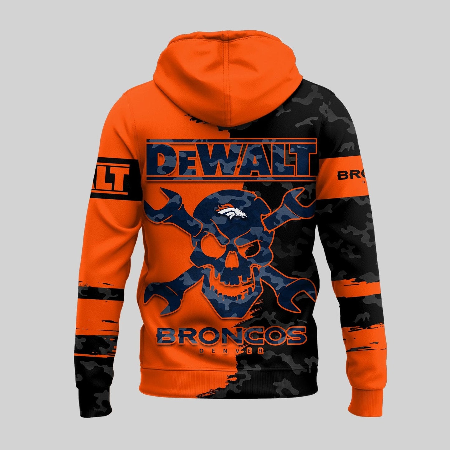 LIMITED EDITION - NEW CUSTOMIZED NFL13 DVB DENVER BRONCOS DEWALT UNISEX T-SHIRT, POLO, HOODIE & JACKETS