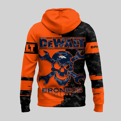 LIMITED EDITION - NEW CUSTOMIZED NFL13 DVB DENVER BRONCOS DEWALT UNISEX T-SHIRT, POLO, HOODIE & JACKETS