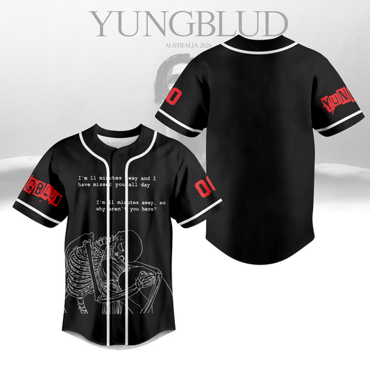 LIMITED EDITION - NEW CUSTOMIZED YUNGBLUD BASEBALL JERSEY