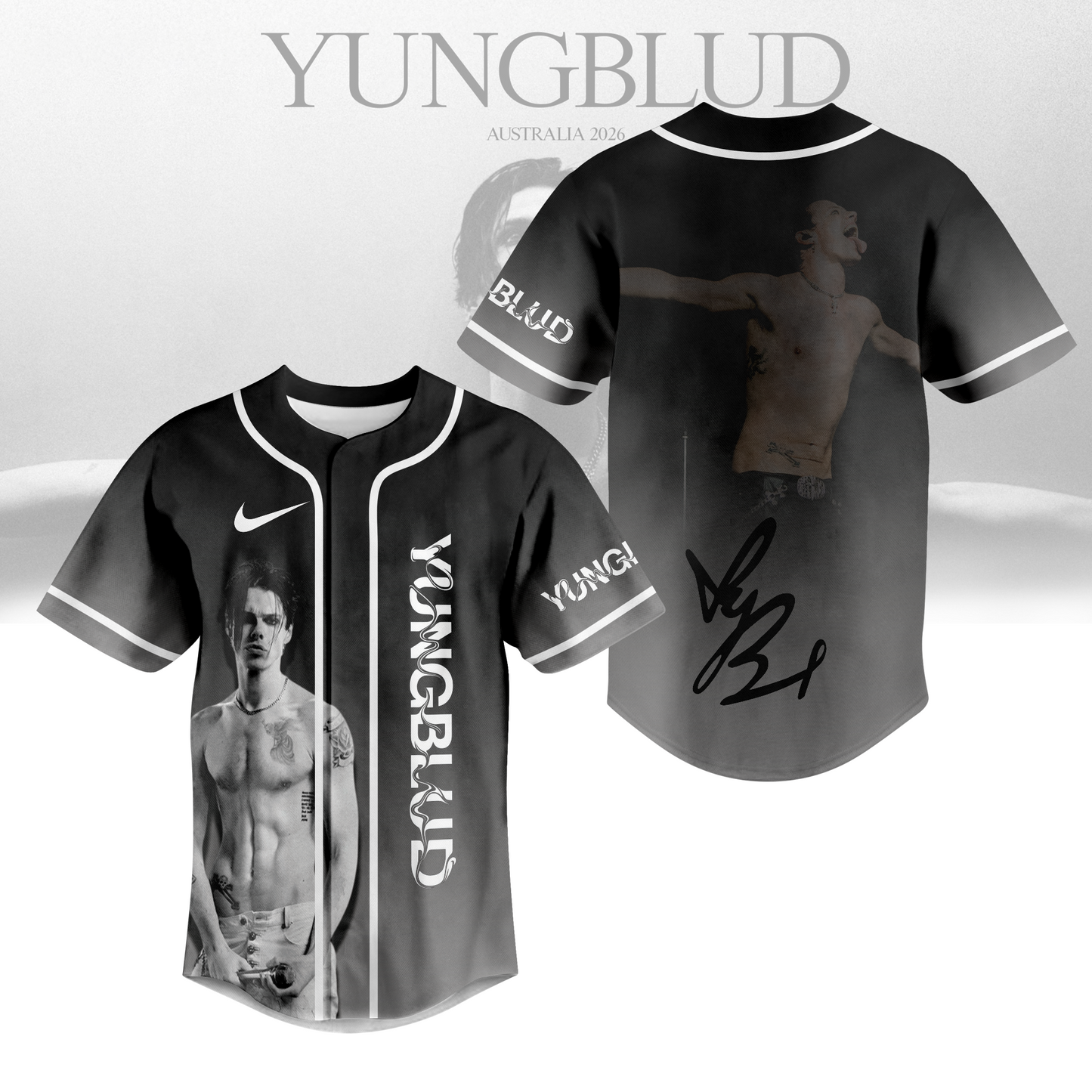 LIMITED EDITION - NEW CUSTOMIZED YUNGBLUD BASEBALL JERSEY