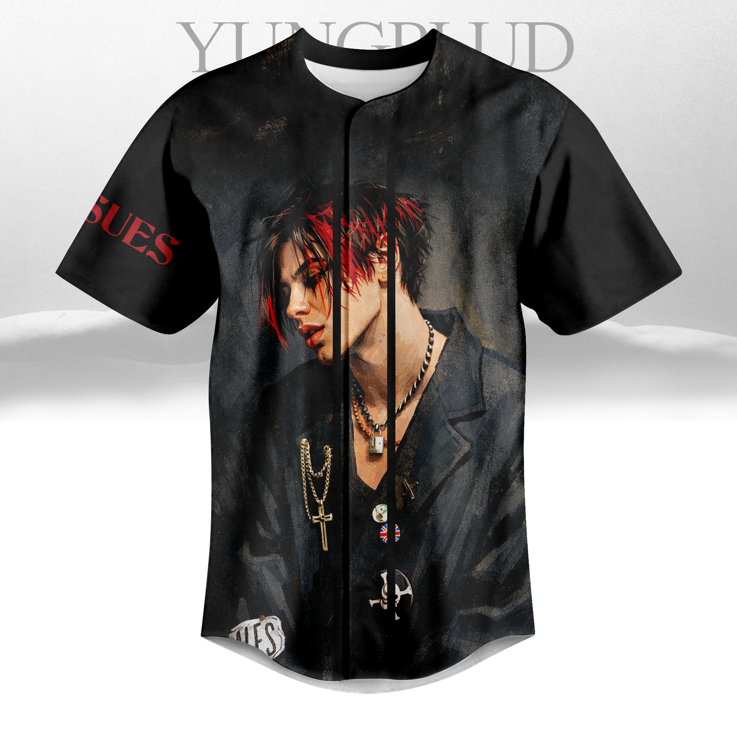 LIMITED EDITION - NEW CUSTOMIZED YUNGBLUD BASEBALL JERSEY