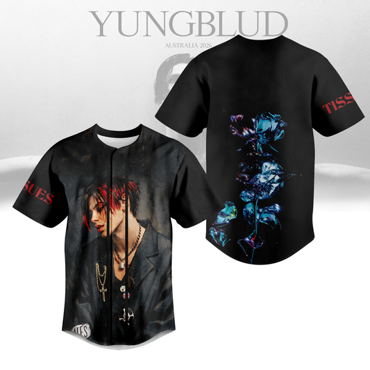 LIMITED EDITION - NEW CUSTOMIZED YUNGBLUD BASEBALL JERSEY