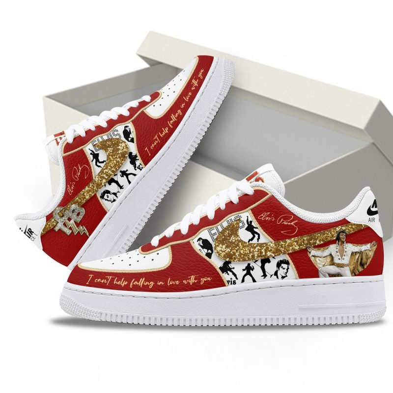 LIMITED EDITION - NEW CUSTOMIZED ELVIS PRESLEY AF1 SHOES