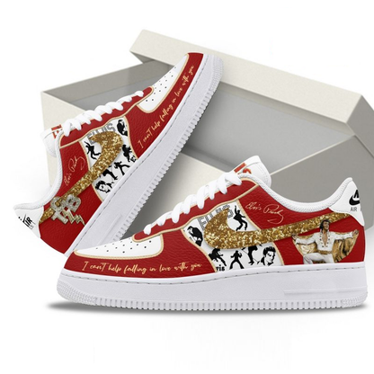 LIMITED EDITION - NEW CUSTOMIZED ELVIS PRESLEY AF1 SHOES