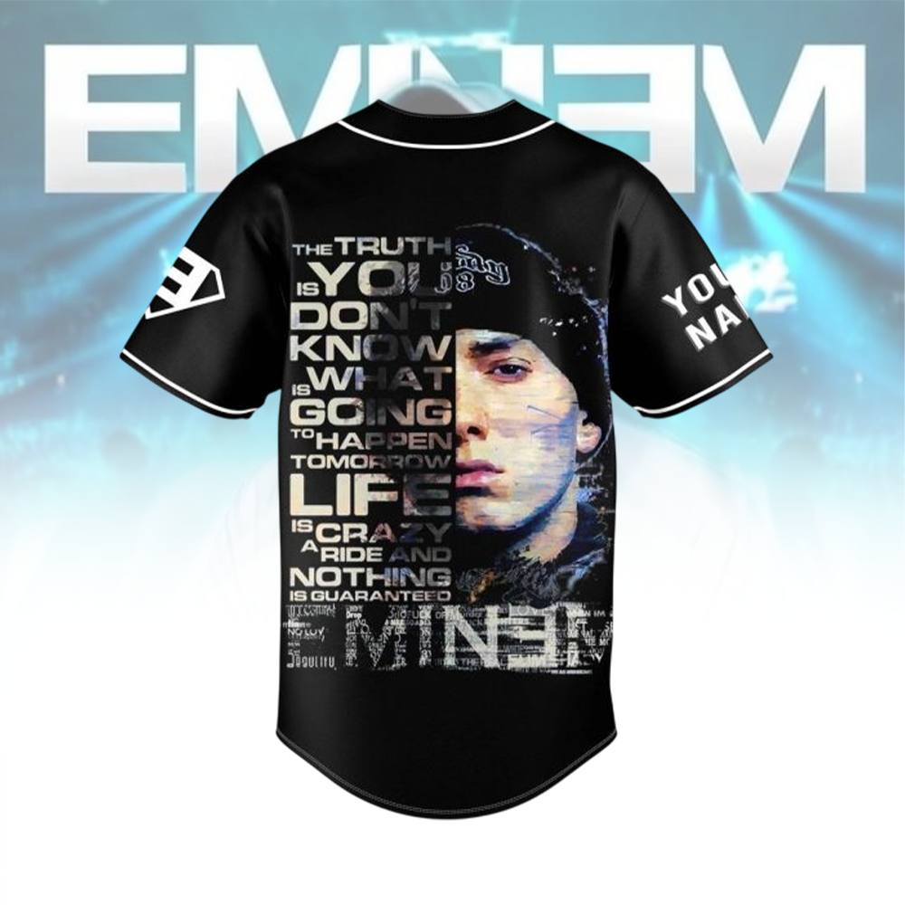 LIMITED EDITION - NEW CUSTOMIZED EMINEM BASEBALL JERSEY