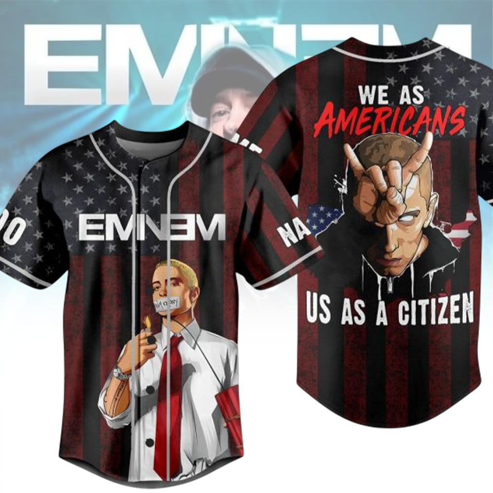 LIMITED EDITION - NEW CUSTOMIZED EMINEM BASEBALL JERSEY