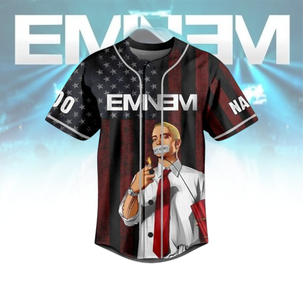 LIMITED EDITION - NEW CUSTOMIZED EMINEM BASEBALL JERSEY