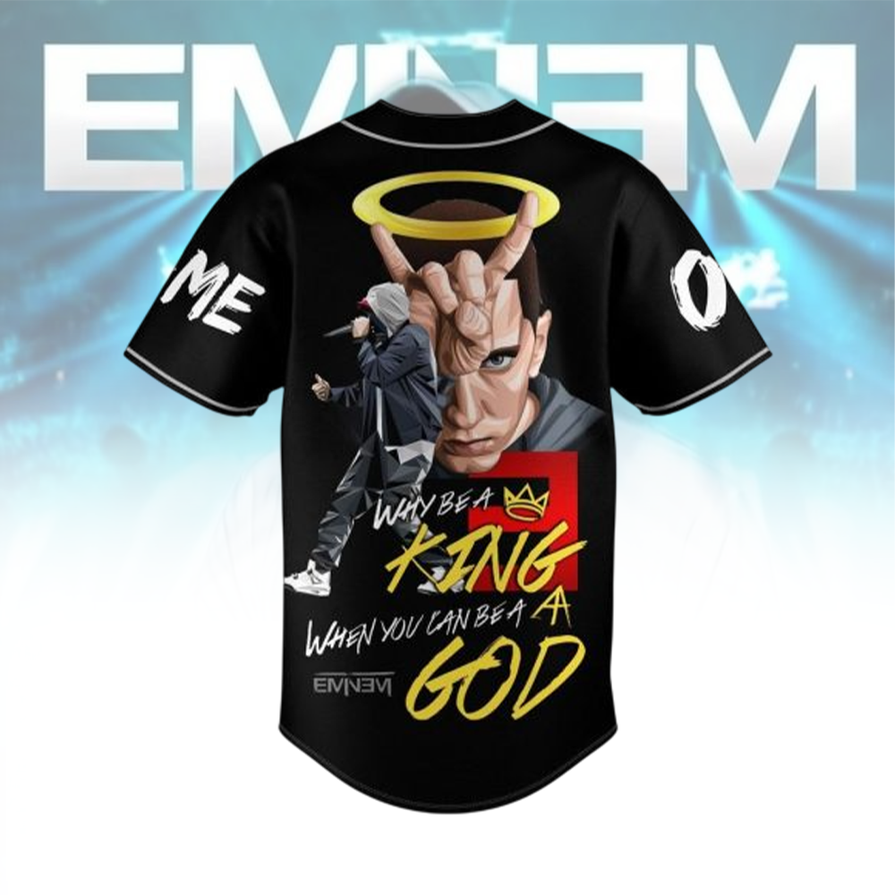 LIMITED EDITION - NEW CUSTOMIZED EMINEM BASEBALL JERSEY