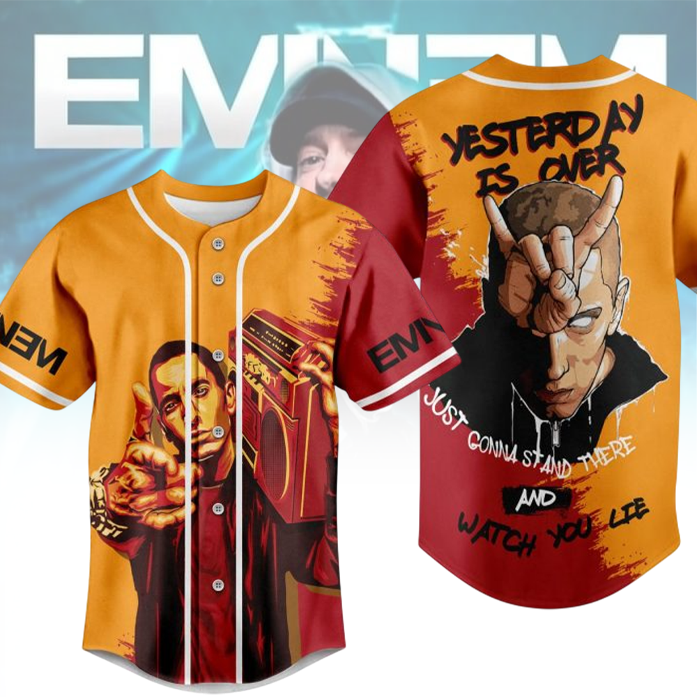 LIMITED EDITION - NEW CUSTOMIZED EMINEM BASEBALL JERSEY