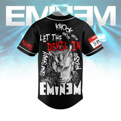 LIMITED EDITION - NEW CUSTOMIZED EMINEM BASEBALL JERSEY
