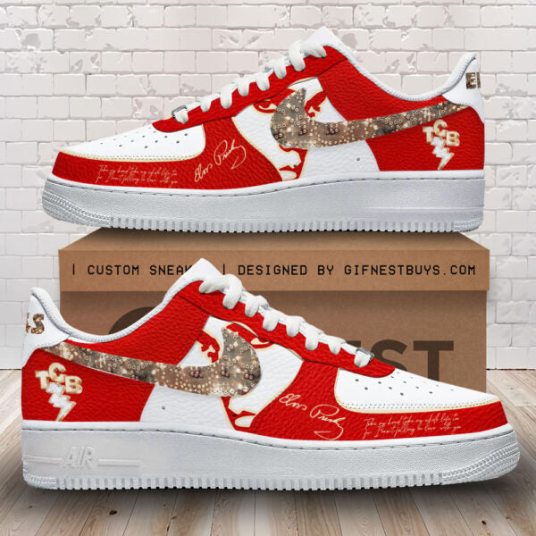 LIMITED EDITION - NEW CUSTOMIZED ELVIS PRESLEY AF1 SHOES