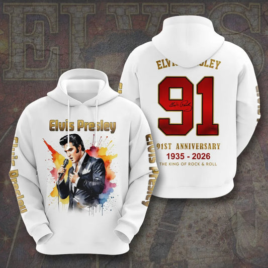 LIMITED EDITION - NEW CUSTOMIZED ELVIS PRESLEY T-SHIRT, HOODIE, ZIP HOODIE