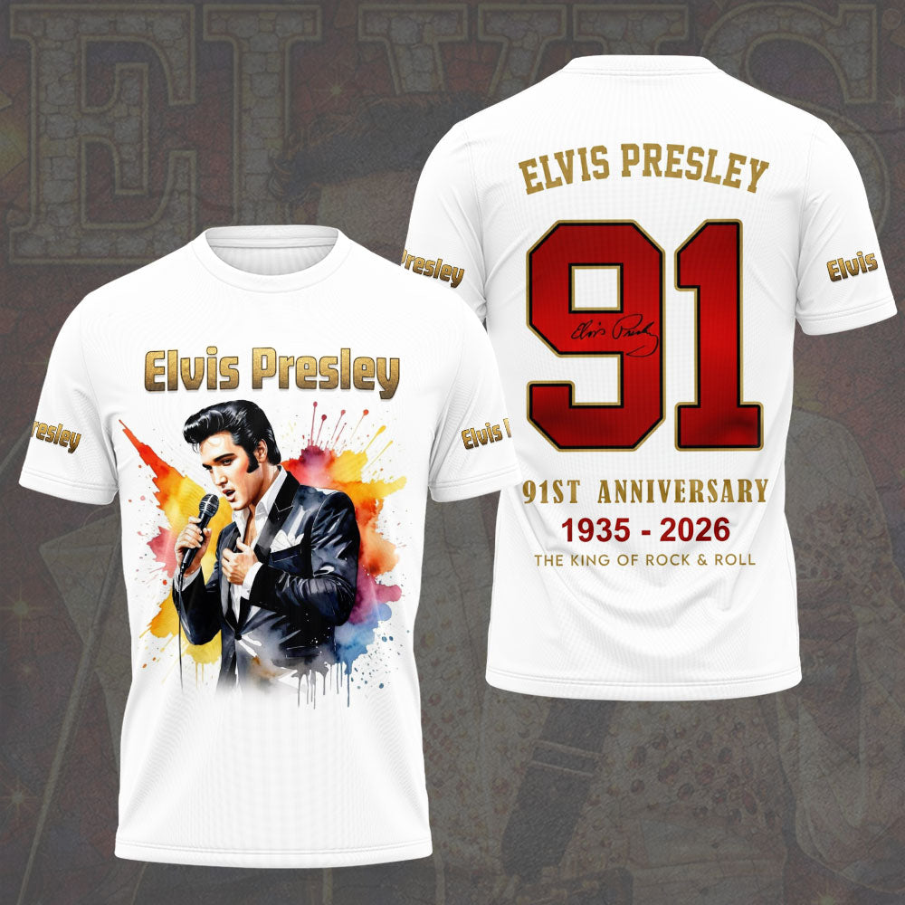 LIMITED EDITION - NEW CUSTOMIZED ELVIS PRESLEY T-SHIRT, HOODIE, ZIP HOODIE