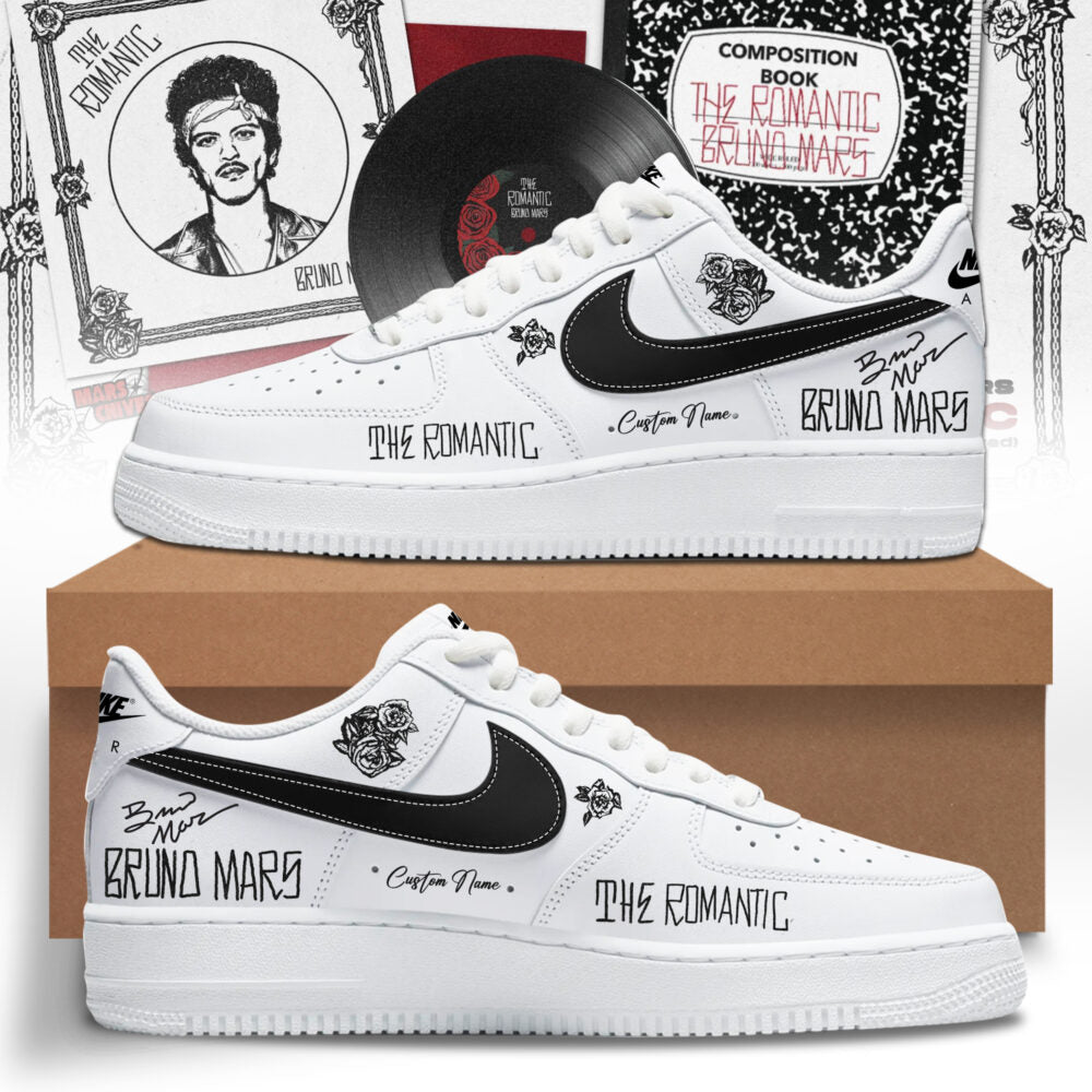 LIMITED EDITION - NEW CUSTOMIZED BRUNO MARS AF1 SHOES