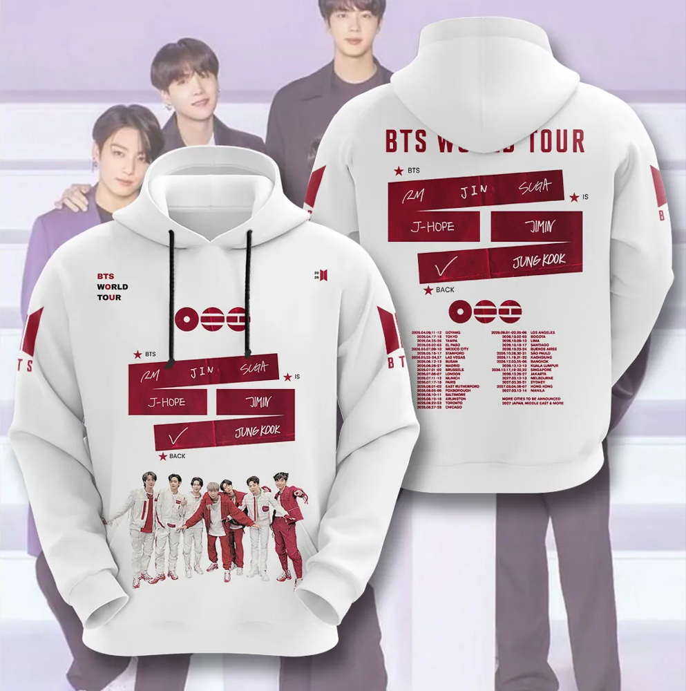 LIMITED EDITION - BTS COMEBACK WORLD TOUR APPAREL