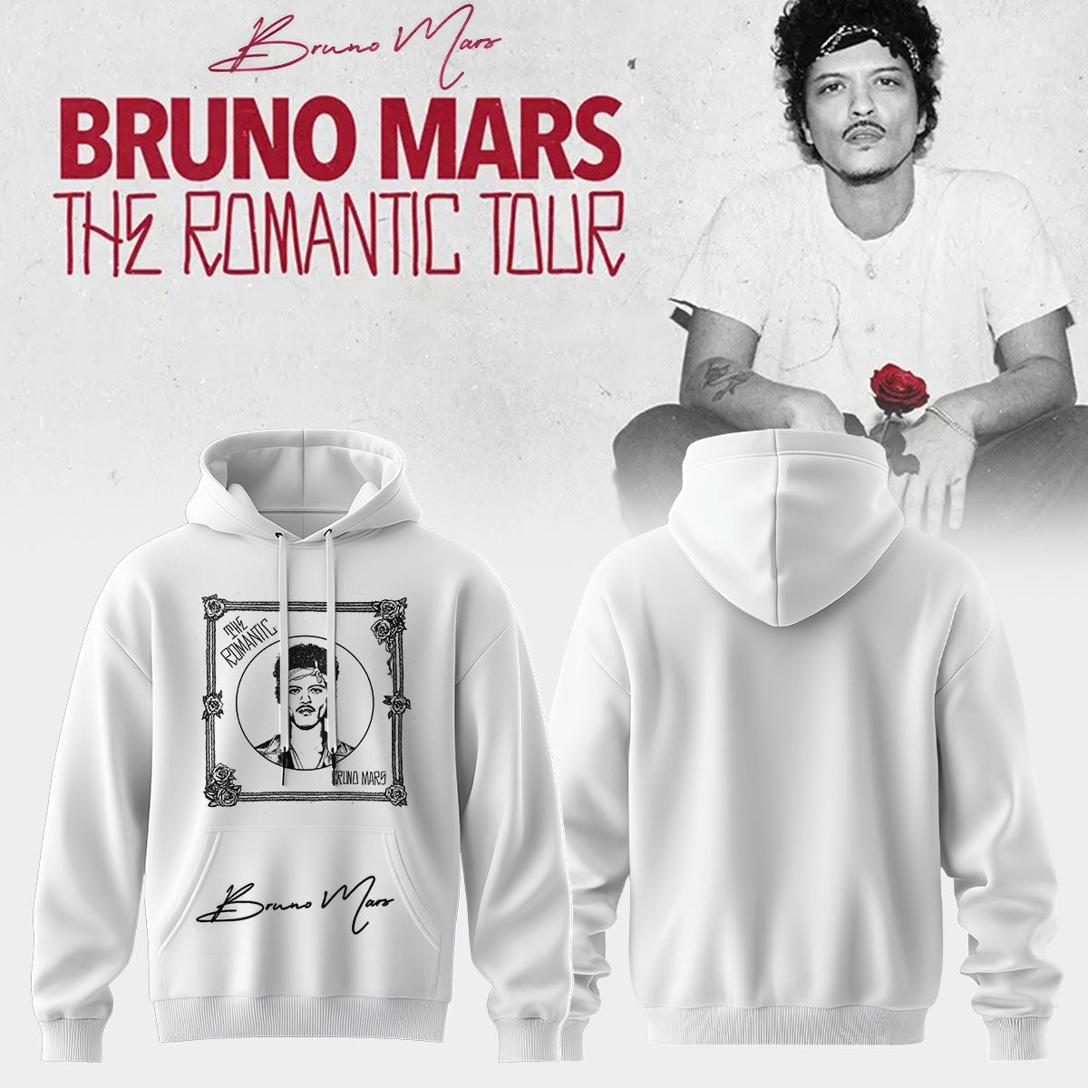 LIMITED EDITION - NEW CUSTOMIZED BRUNO MARS T-SHIRT, HOODIE, ZIP HOODIE