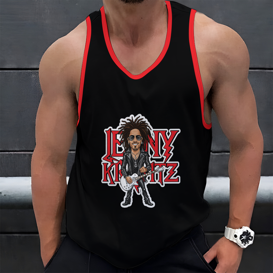 LIMITED EDITION - NEW CUSTOMIZED LENNY KRAVITZ UNISEX TANK TOP