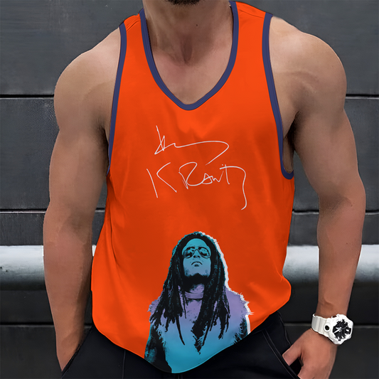 LIMITED EDITION - NEW CUSTOMIZED LENNY KRAVITZ UNISEX TANK TOP