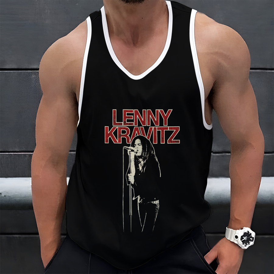 LIMITED EDITION - NEW CUSTOMIZED LENNY KRAVITZ UNISEX TANK TOP