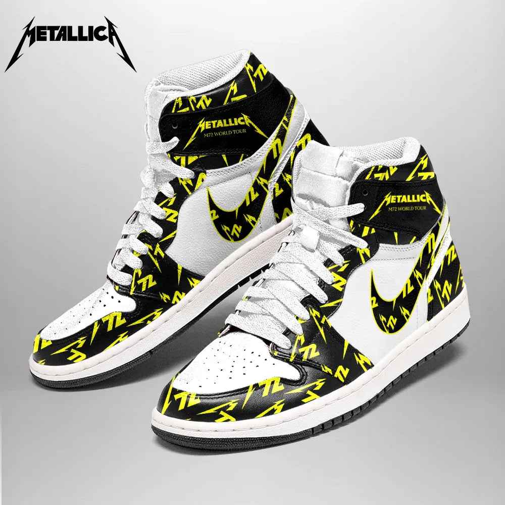 LIMITED EDITION - NEW CUSTOMIZED METALLICA AIR JORDAN SHOES