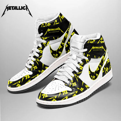 LIMITED EDITION - NEW CUSTOMIZED METALLICA AIR JORDAN SHOES