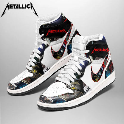 LIMITED EDITION - NEW CUSTOMIZED METALLICA AIR JORDAN SHOES