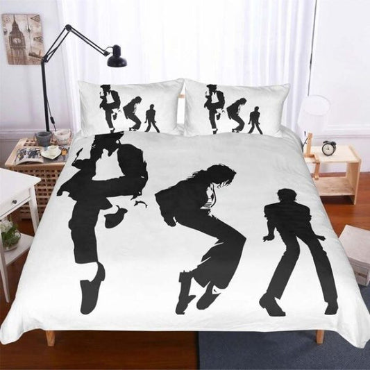 LIMITED EDITION - NEW CUSTOMIZED MICHAEL JACKSON 3-PIECE DUVET BEDDING SET