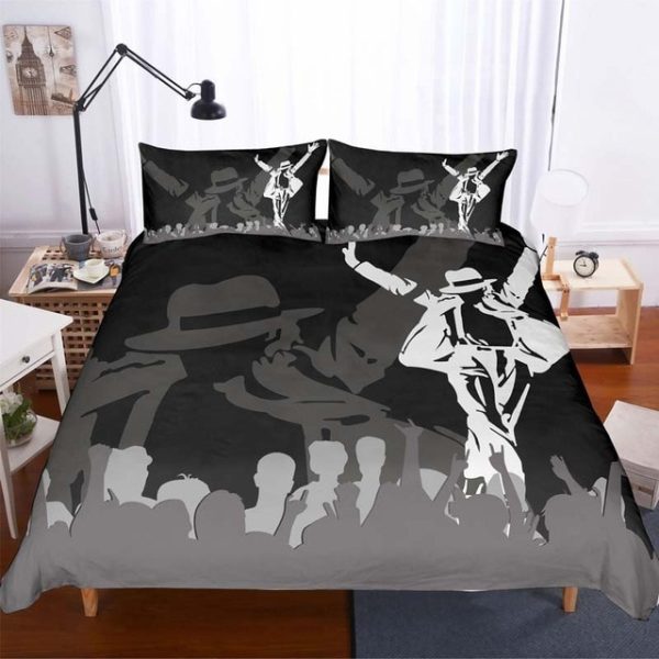 LIMITED EDITION - NEW CUSTOMIZED MICHAEL JACKSON 3-PIECE DUVET BEDDING SET