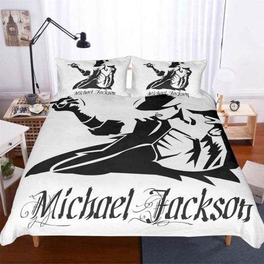 LIMITED EDITION - NEW CUSTOMIZED MICHAEL JACKSON 3-PIECE DUVET BEDDING SET