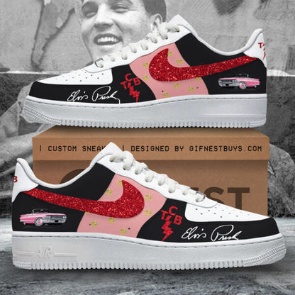 LIMITED EDITION - NEW CUSTOMIZED ELVIS PRESLEY AF1 SHOES
