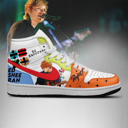 NEW PREMIUM ED SHEERAN UNISEX AIR JORDAN MID SNEAKER