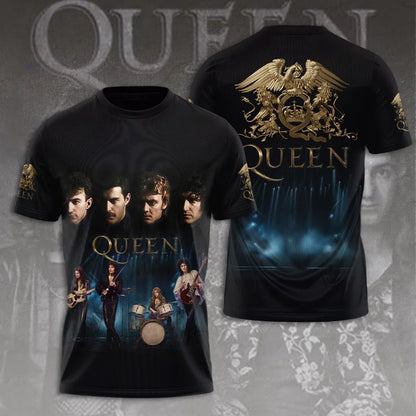 LIMITED EDITION - NEW CUSTOMIZED QUEEN BAND X FREDDIE MERCURY T-SHIRT, HOODIE, ZIP HOODIE