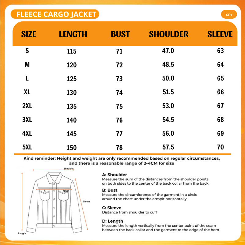 LIMITED EDITION - NEW CUSTOMIZED WETL FLEECE CARGO JACKET