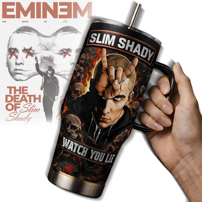 LIMITED EDITION - NEW CUSTOMIZED EMINEM 40 Oz TUMBLER