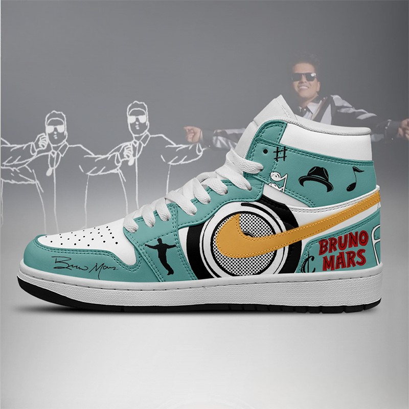 LIMITED EDITION - NEW CUSTOMIZED BRUNO MARS AIR JORDAN SHOES