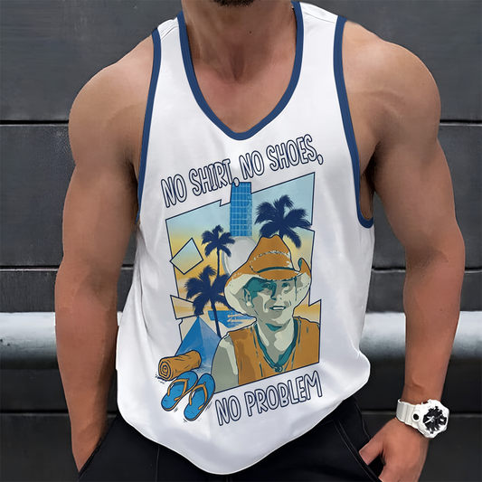 LIMITED EDITION - NEW CUSTOMIZED KENNY CHESNEY UNISEX TANK TOP