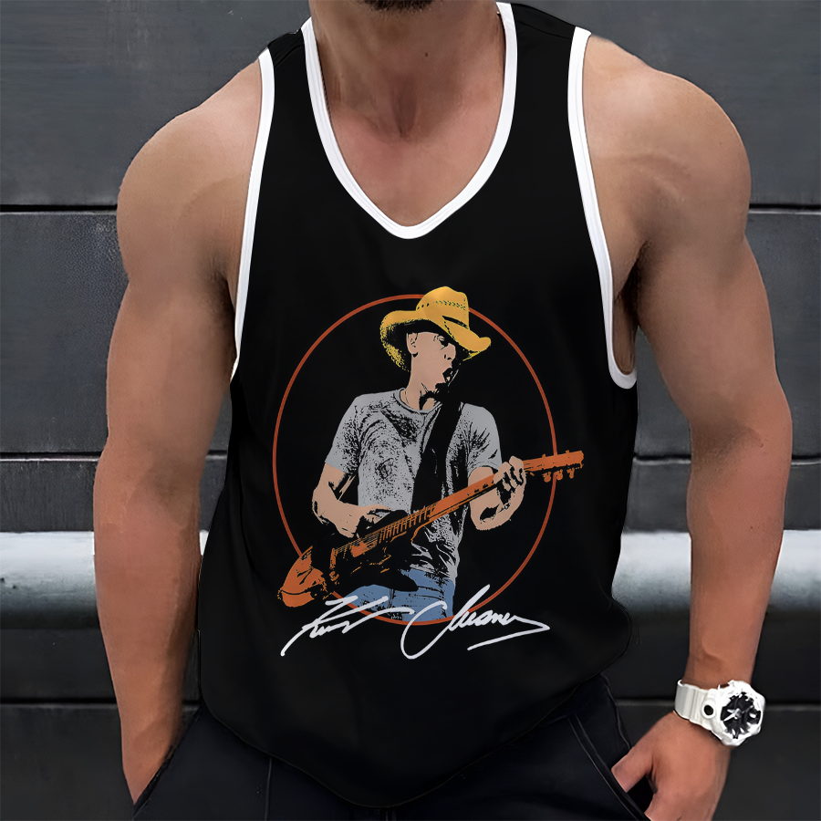 LIMITED EDITION - NEW CUSTOMIZED KENNY CHESNEY UNISEX TANK TOP