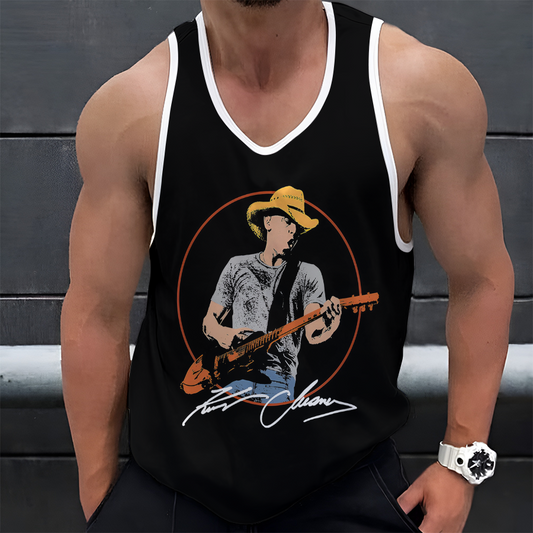 LIMITED EDITION - NEW CUSTOMIZED KENNY CHESNEY UNISEX TANK TOP