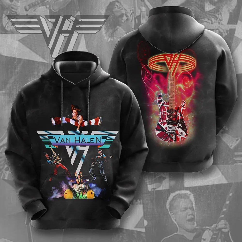 LIMITED EDITION - NEW CUSTOMIZED VAN HALEN T-SHIRT, HOODIE, ZIP HOODIE