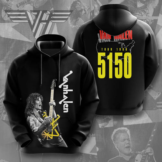 LIMITED EDITION - NEW CUSTOMIZED VAN HALEN T-SHIRT, HOODIE, ZIP HOODIE