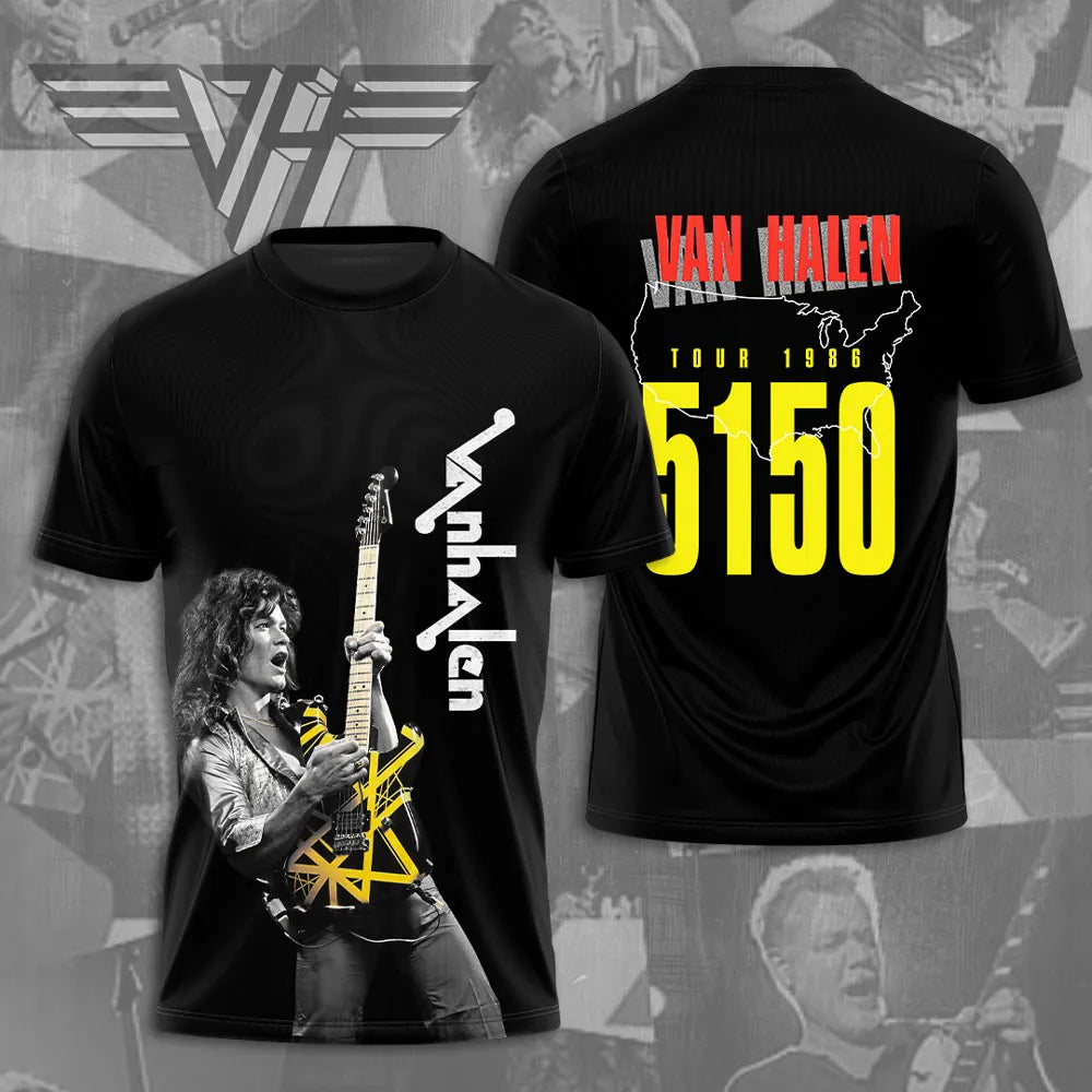 LIMITED EDITION - NEW CUSTOMIZED VAN HALEN T-SHIRT, HOODIE, ZIP HOODIE