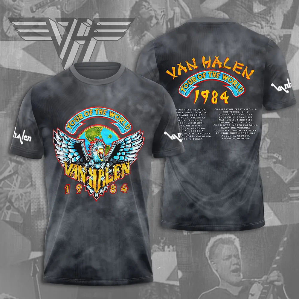 LIMITED EDITION - NEW CUSTOMIZED VAN HALEN T-SHIRT, HOODIE, ZIP HOODIE