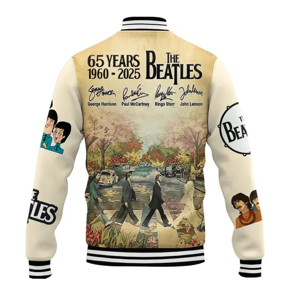 NEW PREMIUM THE BEATLES BASEBALL JACKET