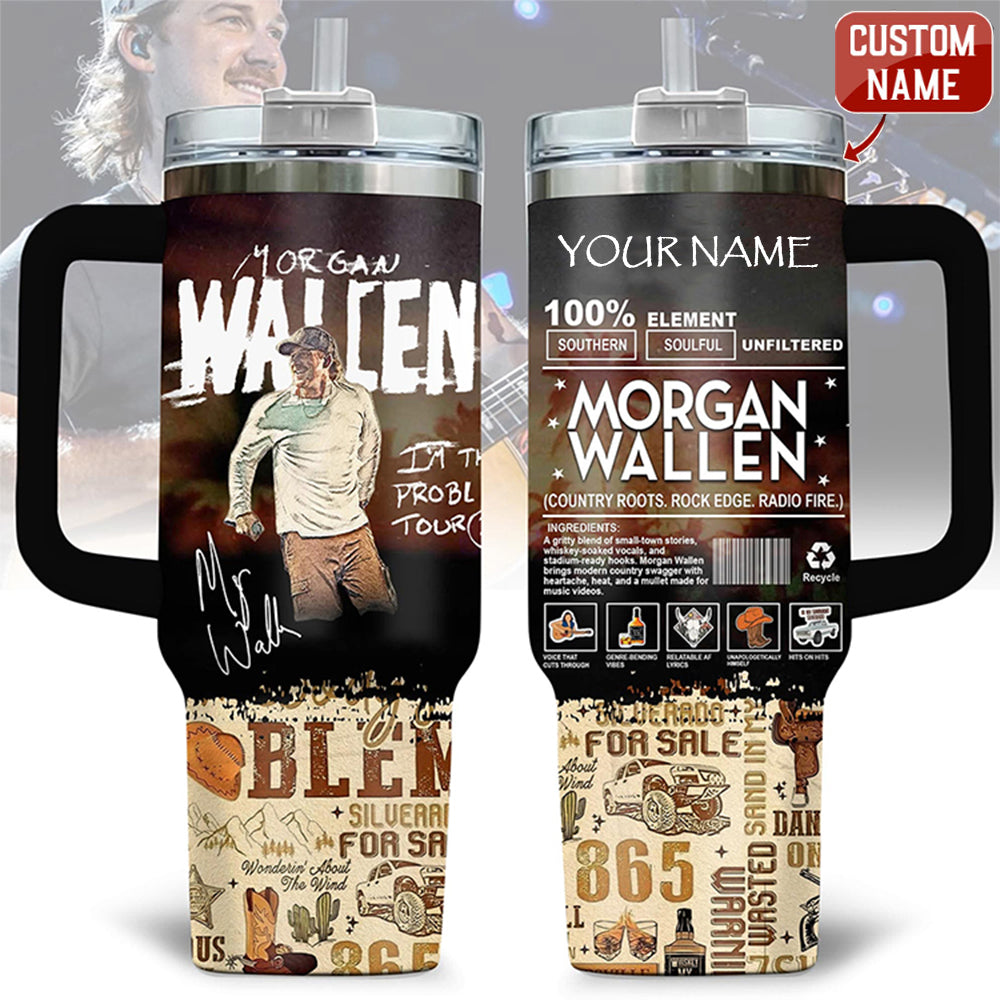 LIMITED EDITION - NEW CUSTOMIZED MORGAN WALLEN TUMBLER CUP