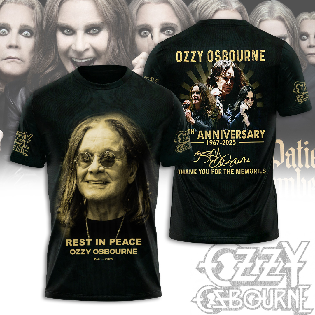 LIMITED EDITION - NEW CUSTOMIZED BLACK SABBATH x OZZY OSBOURNE T-SHIRT, HOODIE, ZIP HOODIE