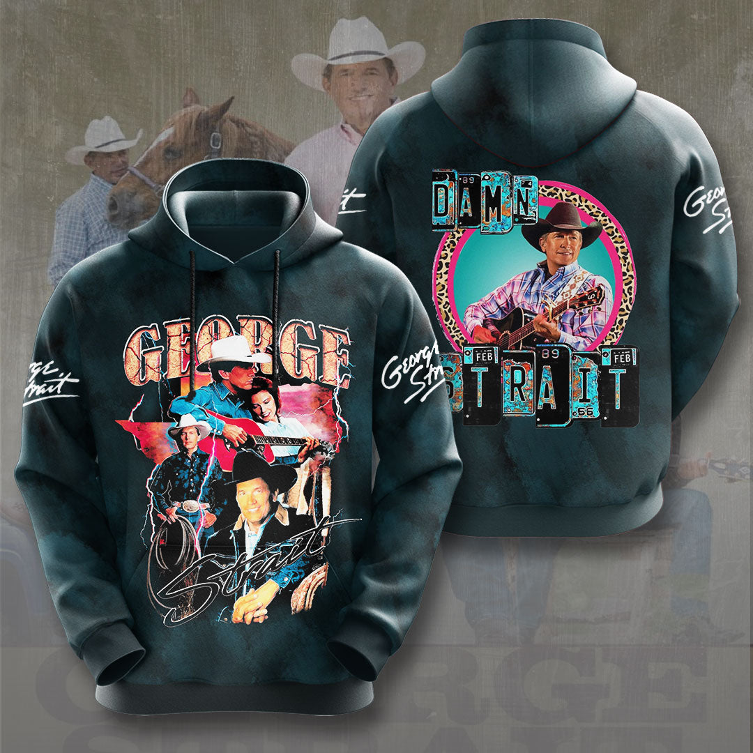 LIMITED EDITION - NEW CUSTOMIZED GEORGE STRAIT T-SHIRT, HOODIE, ZIP HOODIE