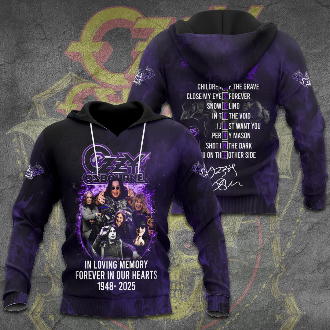 LIMITED EDITION - NEW CUSTOMIZED BLACK SABBATH x OZZY OSBOURNE T-SHIRT, HOODIE, ZIP HOODIE