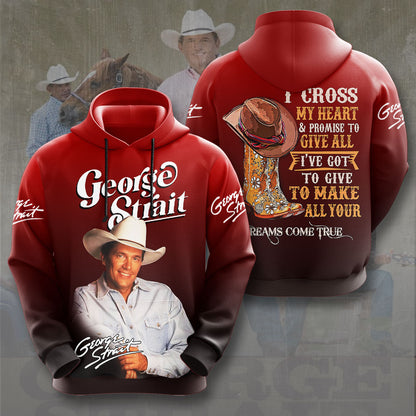 LIMITED EDITION - NEW CUSTOMIZED GEORGE STRAIT T-SHIRT, HOODIE, ZIP HOODIE