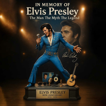LIMITED EDITION - NEW CUSTOMIZED ELVIS PRESLEY ACRYLIC PLAQUE