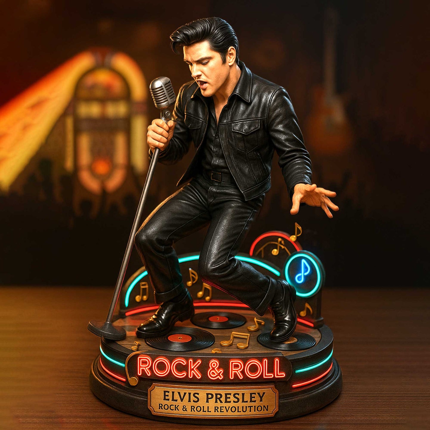 LIMITED EDITION - NEW CUSTOMIZED ELVIS PRESLEY ACRYLIC PLAQUE